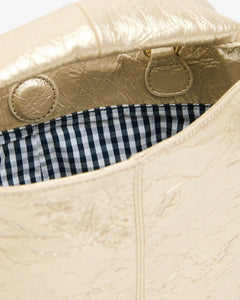 Linton Crossbody Bag - Light Gold Crinkle