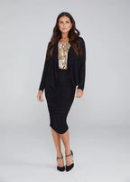 Joni Waterfall Jacket - Black