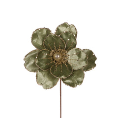 Medium sage velour magnolia