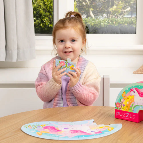 Mini Puzzle 12pc - Sweet Unicorn