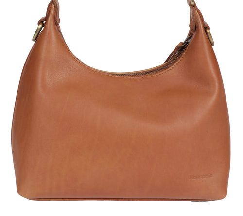 Leather Cross Body Grip Bag