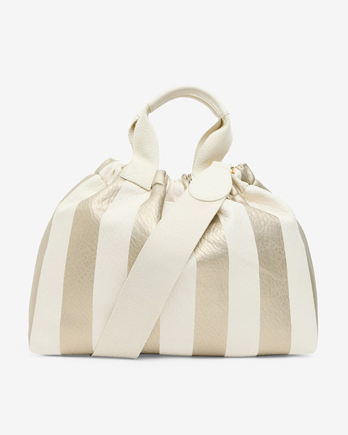 Montague Tote - Gold Stripe