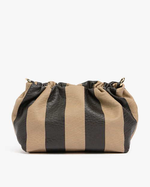 Monty Crossbody Bag - Black & Latte