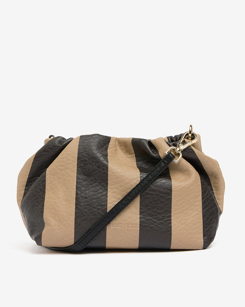 Monty Crossbody Bag - Black & Latte