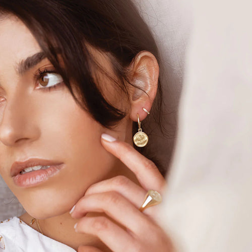 Motherhood Hoop Earrings