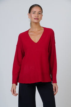 V Neck Knit - Elixir