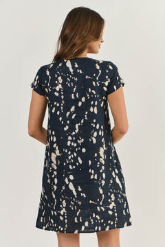 Linen Dress - Universe