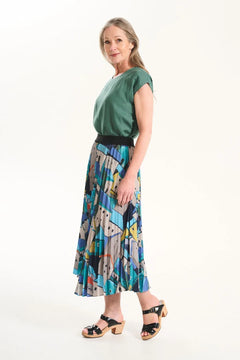 Pueblito Pleated Skirt