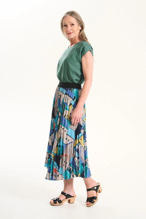 Pueblito Pleated Skirt
