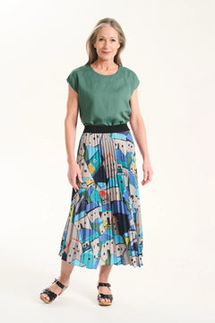 Pueblito Pleated Skirt
