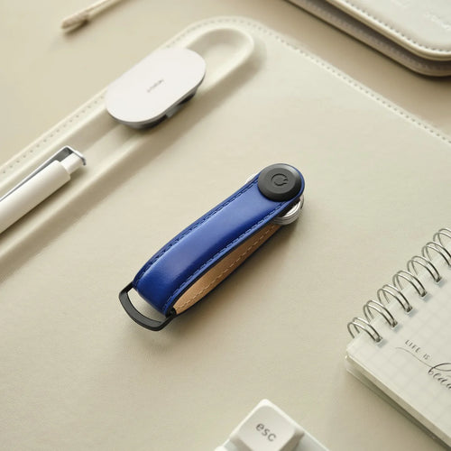 Leather Key Organiser - Ultramarine