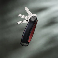 Leather Key Organiser - Matte Ember