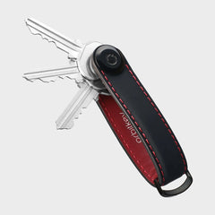 Leather Key Organiser - Matte Ember