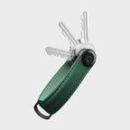 Leather Key Organiser - Matte Forest