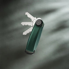Leather Key Organiser - Matte Forest