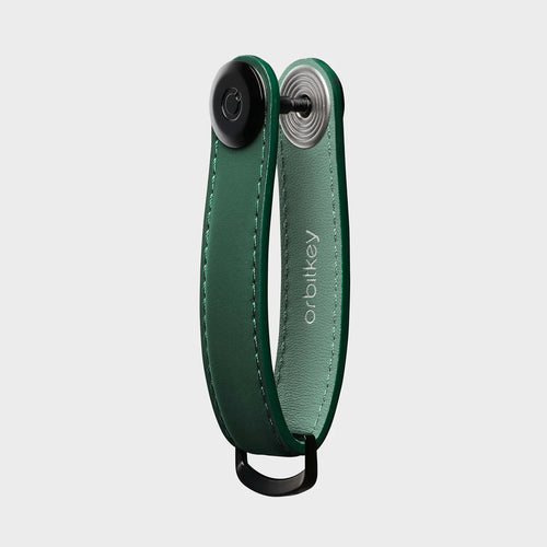 Leather Key Organiser - Matte Forest