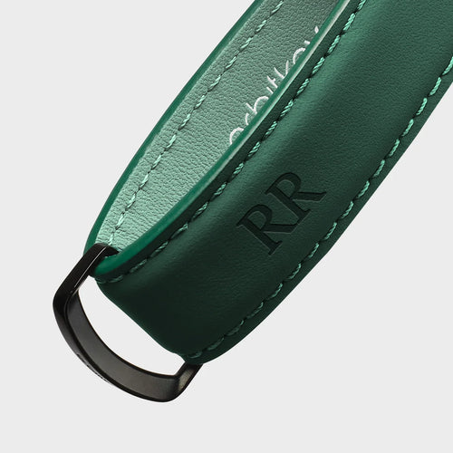 Leather Key Organiser - Matte Forest
