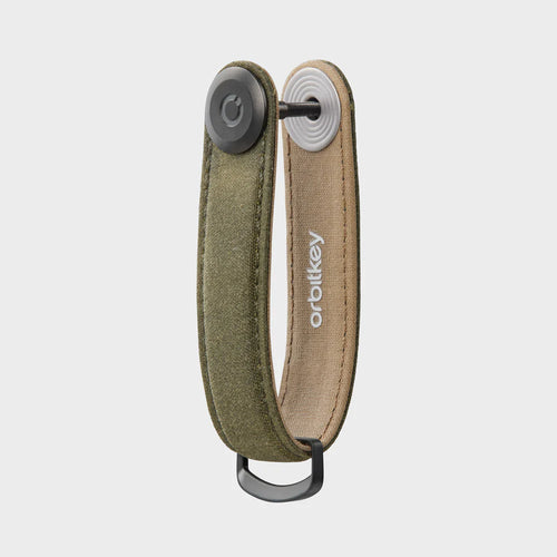 Waxed Canvas Key Organiser - Khaki