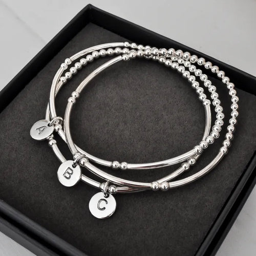 Alphabet Bracelet - Silver