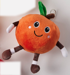 Plush Fruity Key Chain - Peach