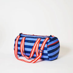 Barrel Bag - Blue Stripe