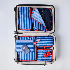 Packing Cube Set - Blue Stripe
