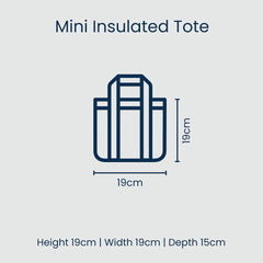 Mini Insulated Tote.