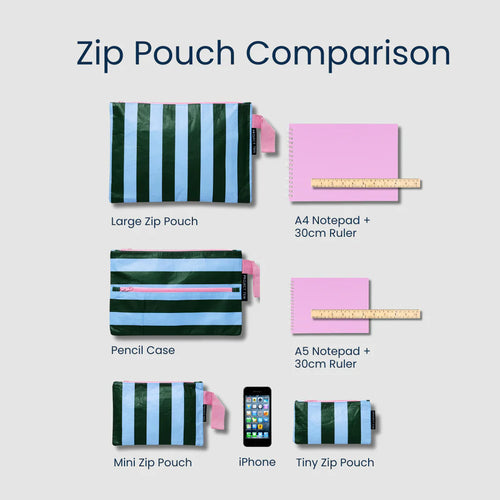 Large Zip Pouch.