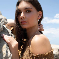 Rectangle Drop Earrings