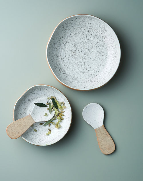 Garden To Table Salad Bowl - White