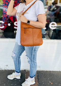Portland Shoulder Bag - Tan