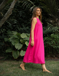 Zora Dress - Fuchsia