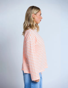 Drop Shoulder Tee - Glow Track