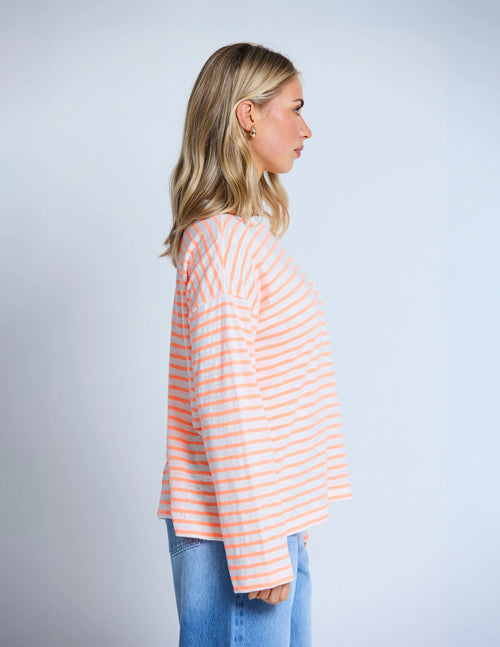 Drop Shoulder Tee - Glow Track