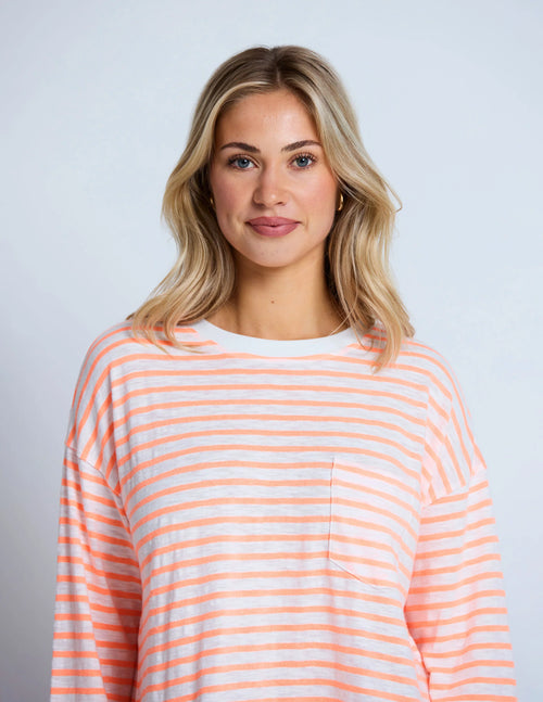 Drop Shoulder Tee - Glow Track