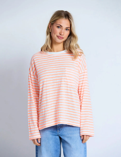 Drop Shoulder Tee - Glow Track