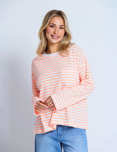 Drop Shoulder Tee - Glow Track