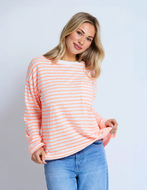 Drop Shoulder Tee - Glow Track