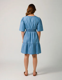 Vida Dress - Light Wash