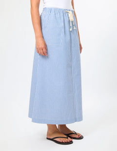 Leena Skirt - Sky Stripe