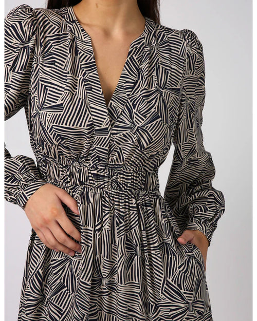 Vivienne Dress - Bow Tied Indigo