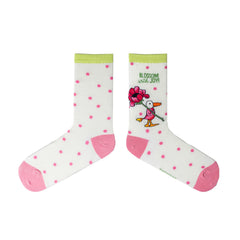 Ladies Twigseed Socks - Blossom with Joy