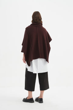 Asymmetric Wrap Knit