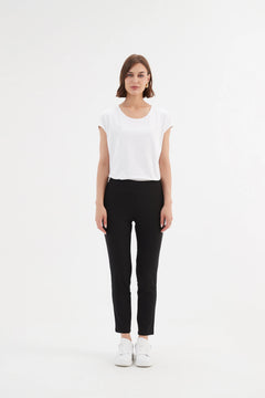 Straight Crop Pant - High Ankle