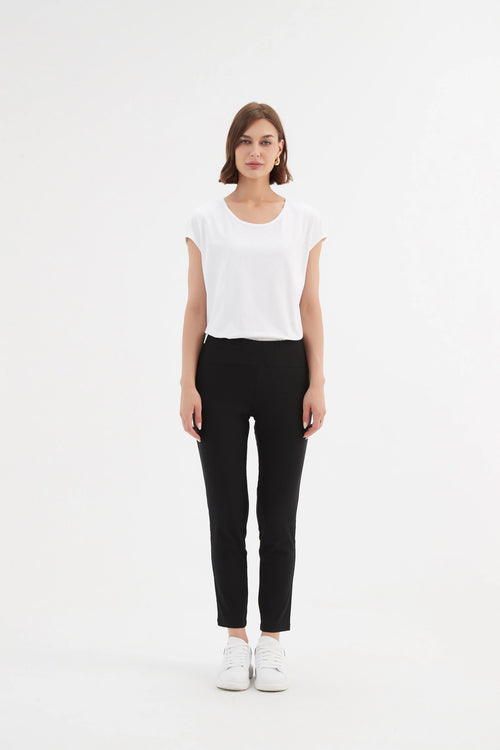 Straight Crop Pant - High Ankle