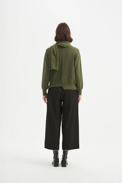 Wrap Collar Cardigan