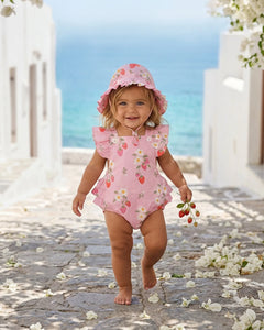 Baby Romper Strawberry Fields