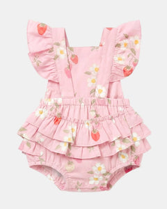 Baby Romper Strawberry Fields