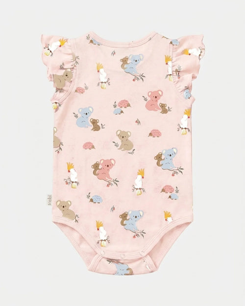 Onesie Frill Gumnut Babies - Blossom