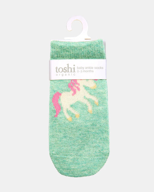 Organic Baby Socks - Unicorn